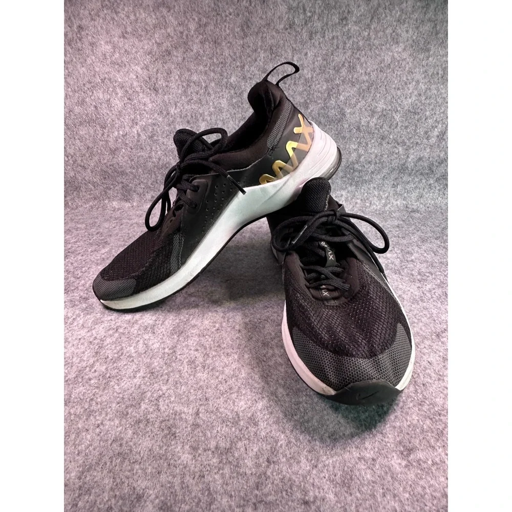 Nike Air Max Bella TR 4 Womens Training Shoes Black Gold CW3398-002 Size 8